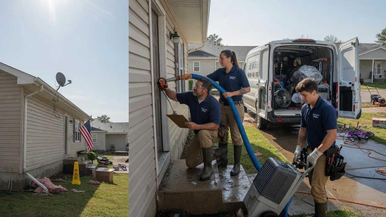 Ceiling Water Damage Restoration in Malta, OH near me